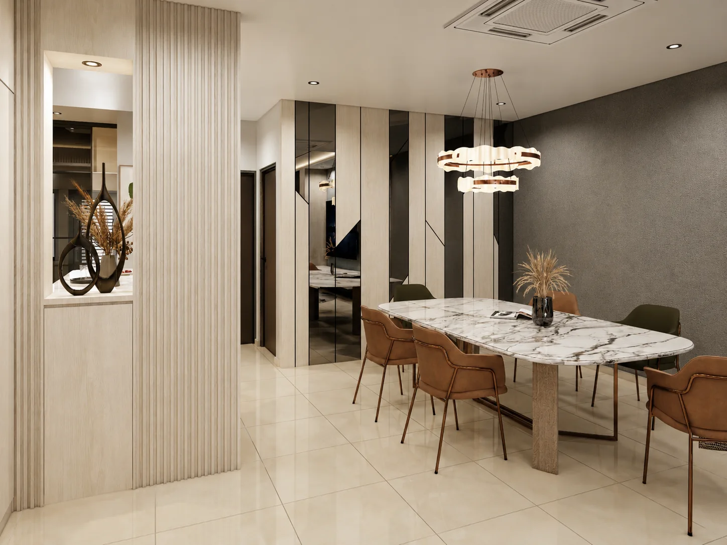 Camar 8 dining and entry concept