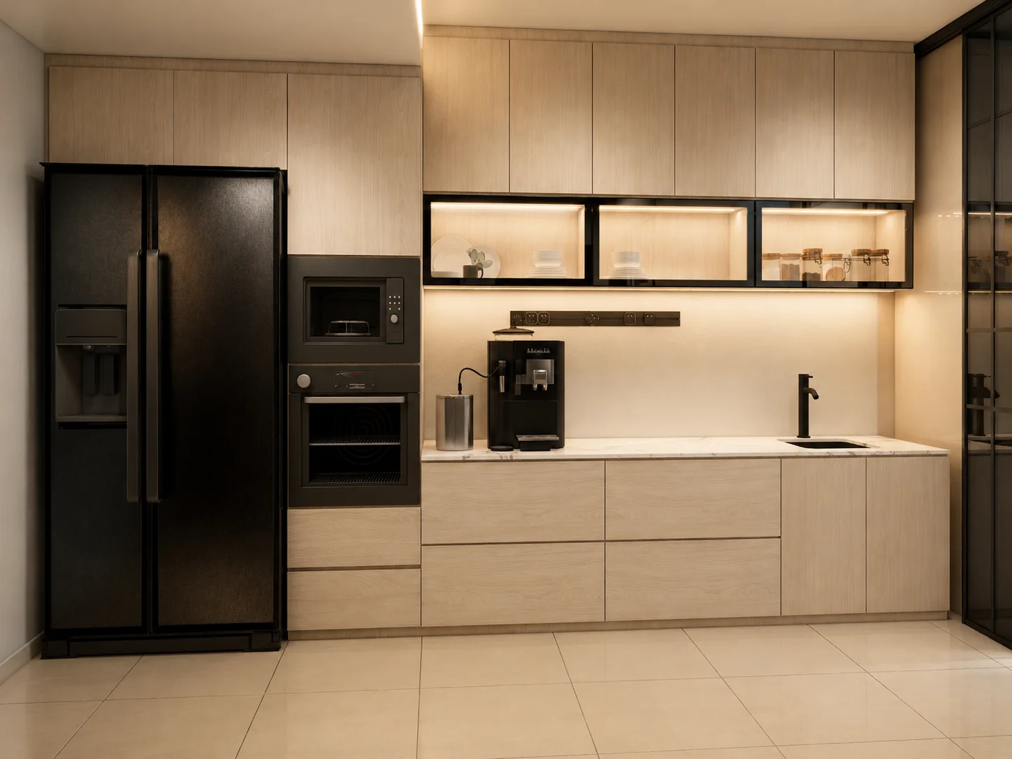 Camar 8 tall kitchen cabinetry