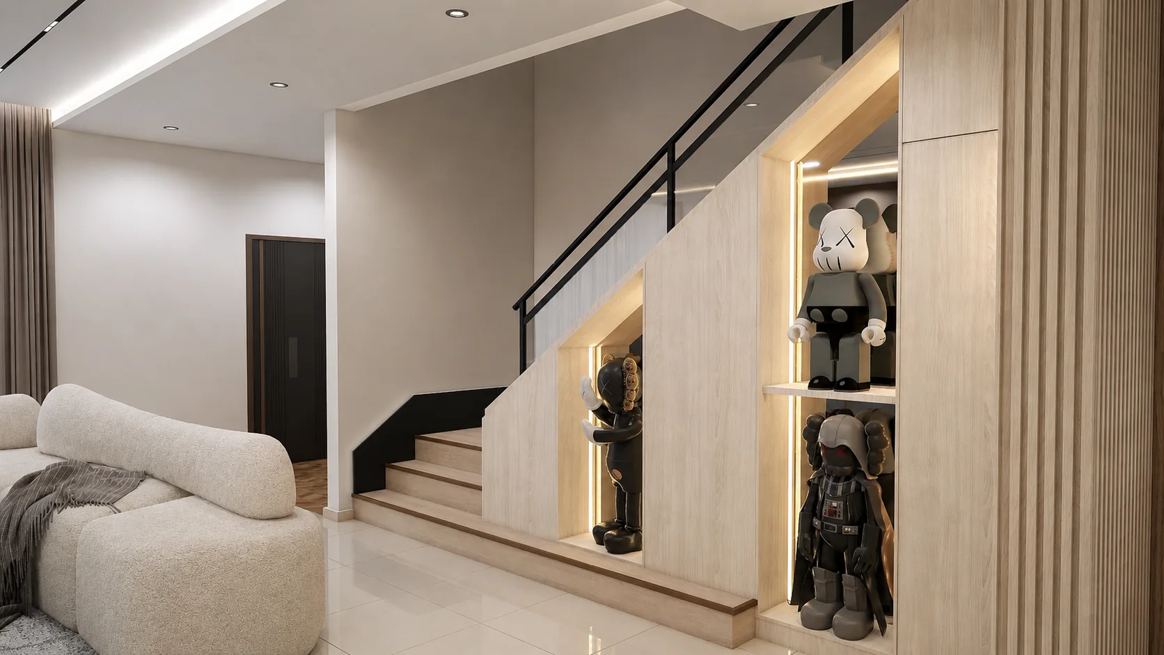 Camar 8 staircase display