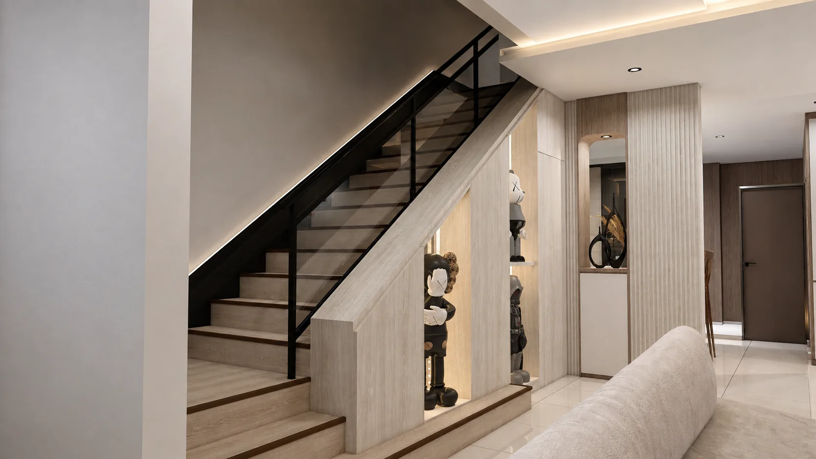 Camar 8 stair and living room