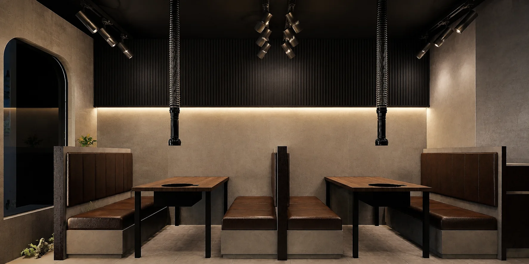 Myunga booth seating