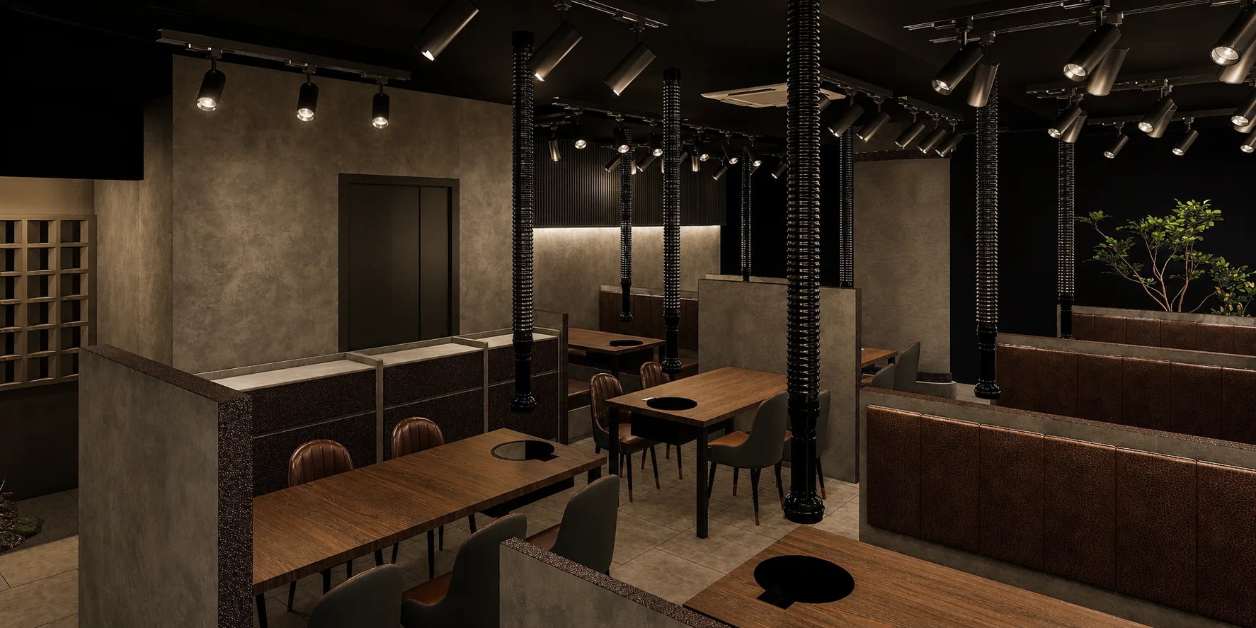 Myunga grill table layout