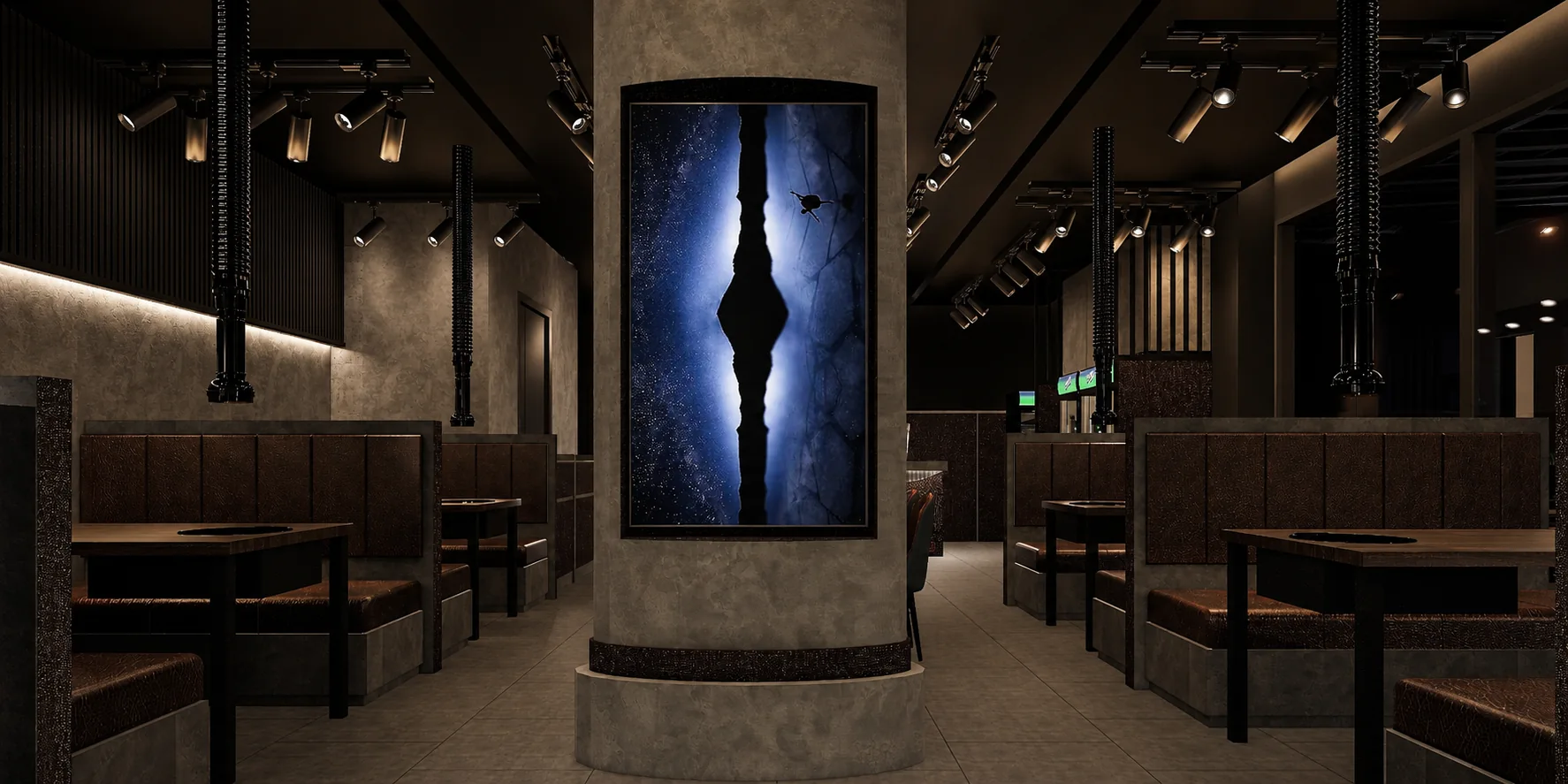 Myunga booth dining overview