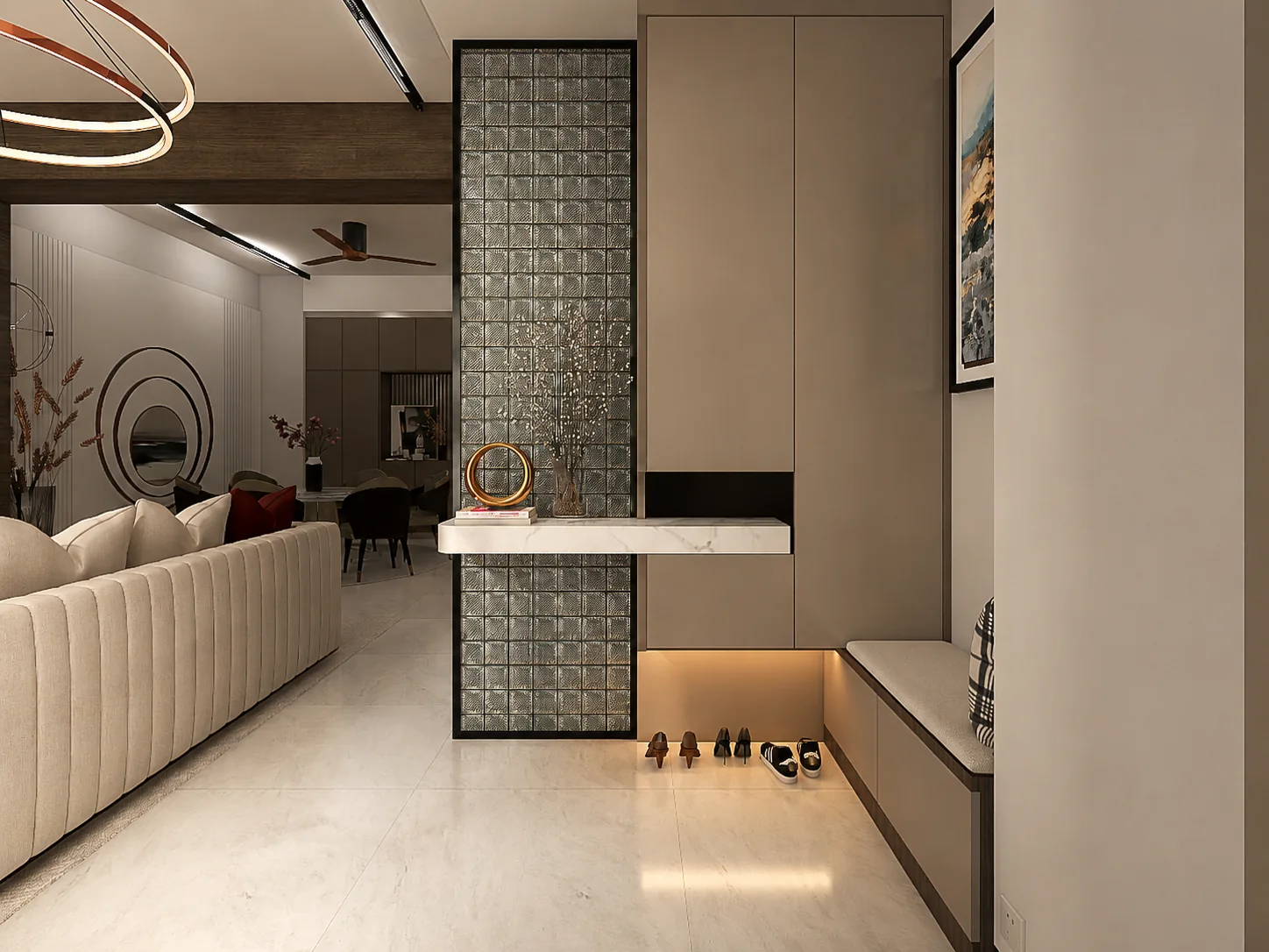 Central Garden living room