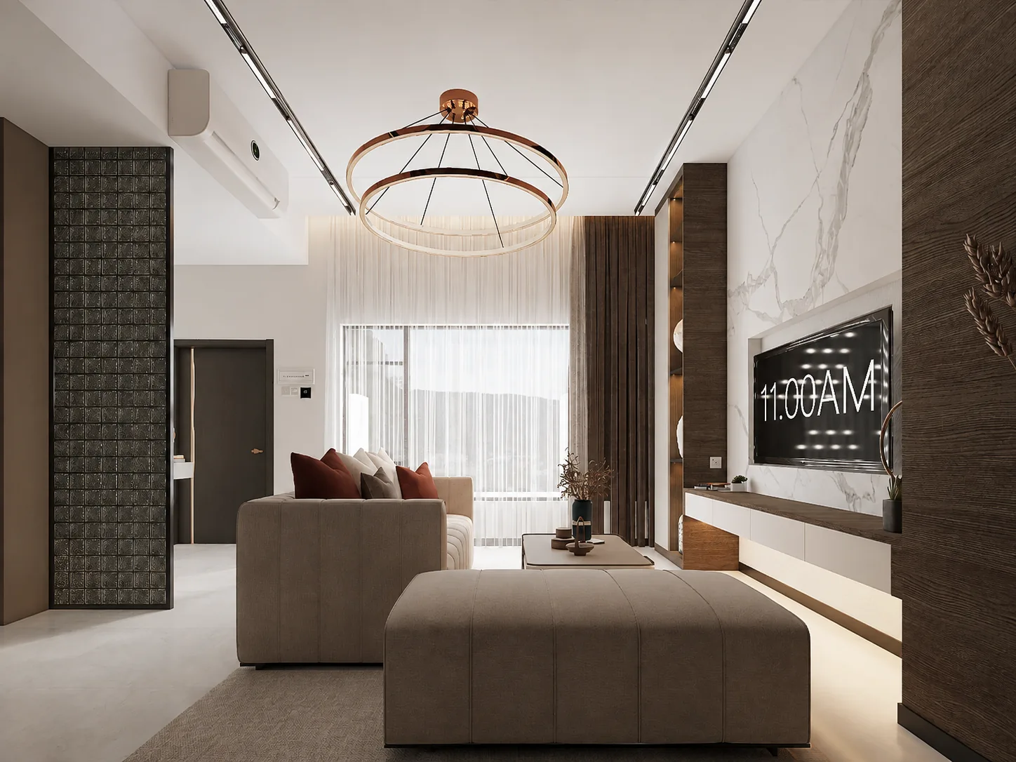 Central Garden living axis