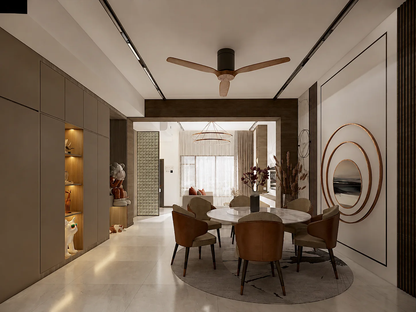 Central Garden dining axis