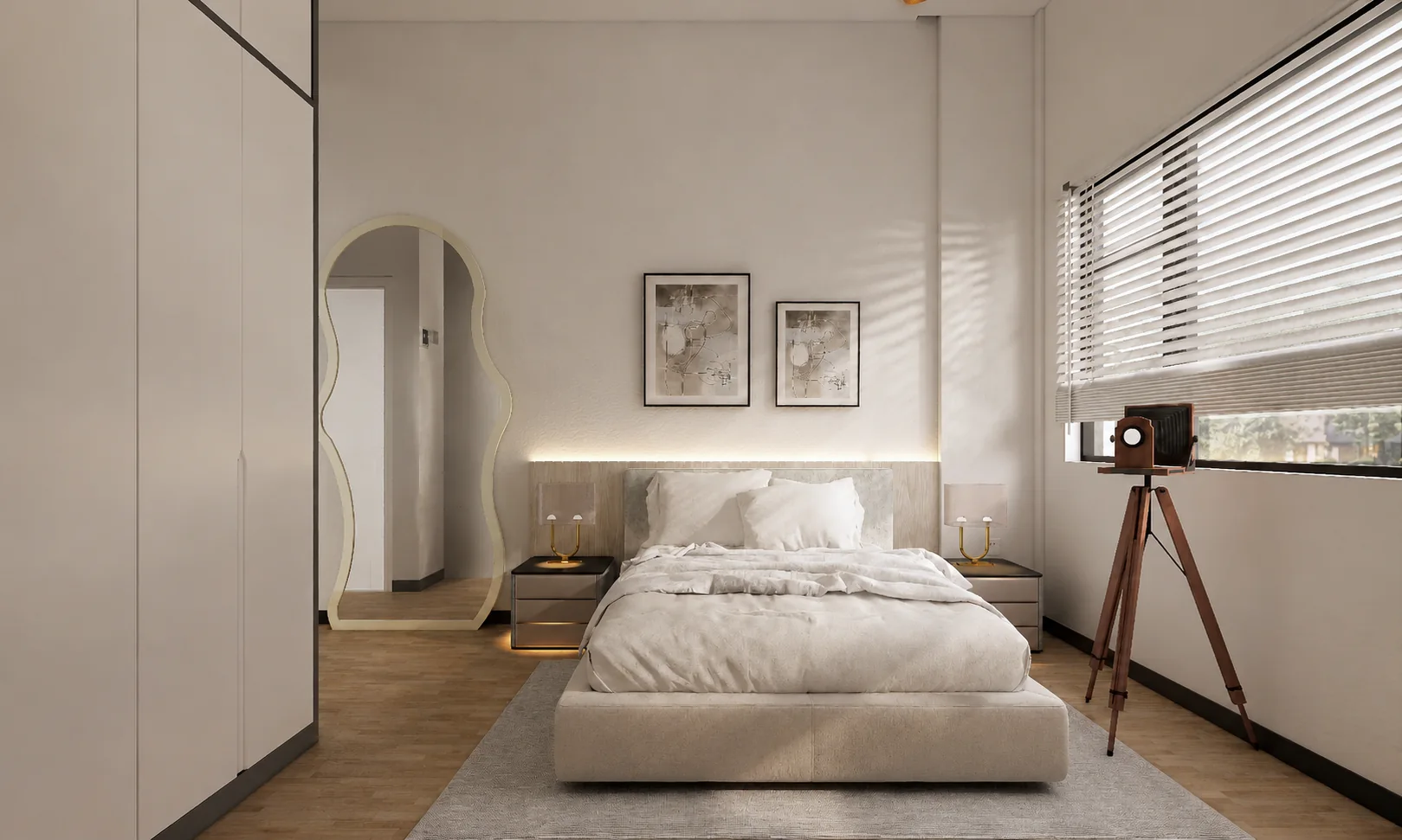 Central Garden bedroom